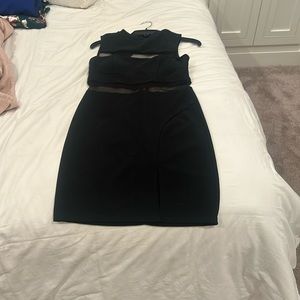 black dress